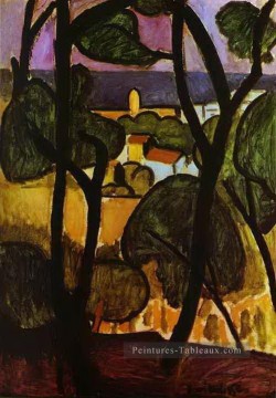 Henri Matisse œuvres - Vue de Collioure 1908 fauvisme abstrait Henri Matisse
